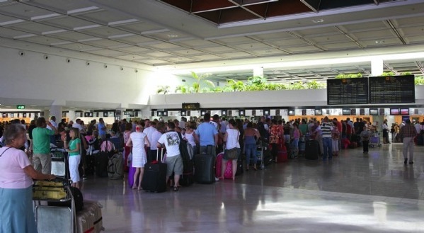 Lanzarote Airport Queue