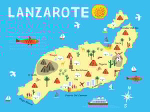 Lanzarote Map
