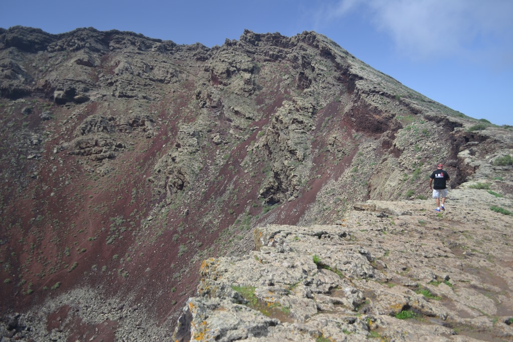 Miguel at the top Monte Corona