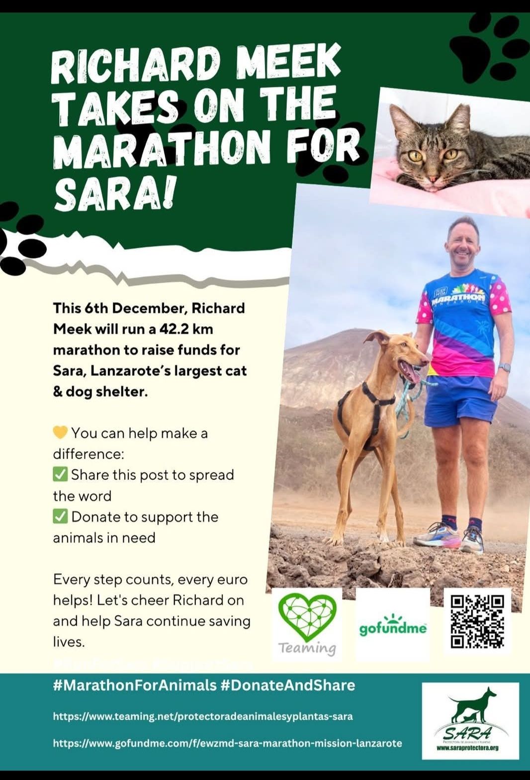 Charity Corner: SARA Marathon Mission Lanzarote - Lanzarote Information